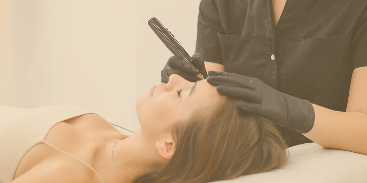 Breast Augmentation. Closeup Beautician Hands Drawing Surgical Lines On Woman Breast. Female Body With Black Marks On Breasts Before Plastic Surgery Operation